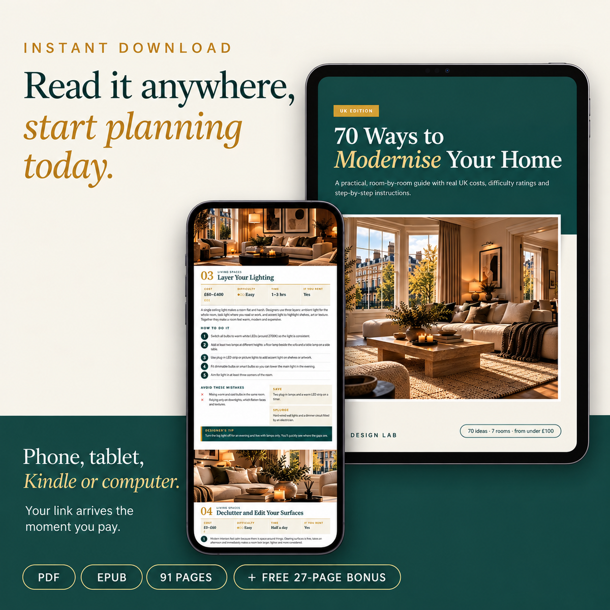 70 Ways to Modernise Your Home
